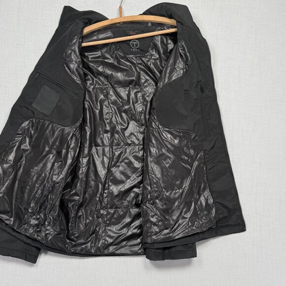 Tumi Tech Jacket Full Zip Black Soft Shell Long Sleeves Insulated Lined Size XXL - Picture 4 of 13